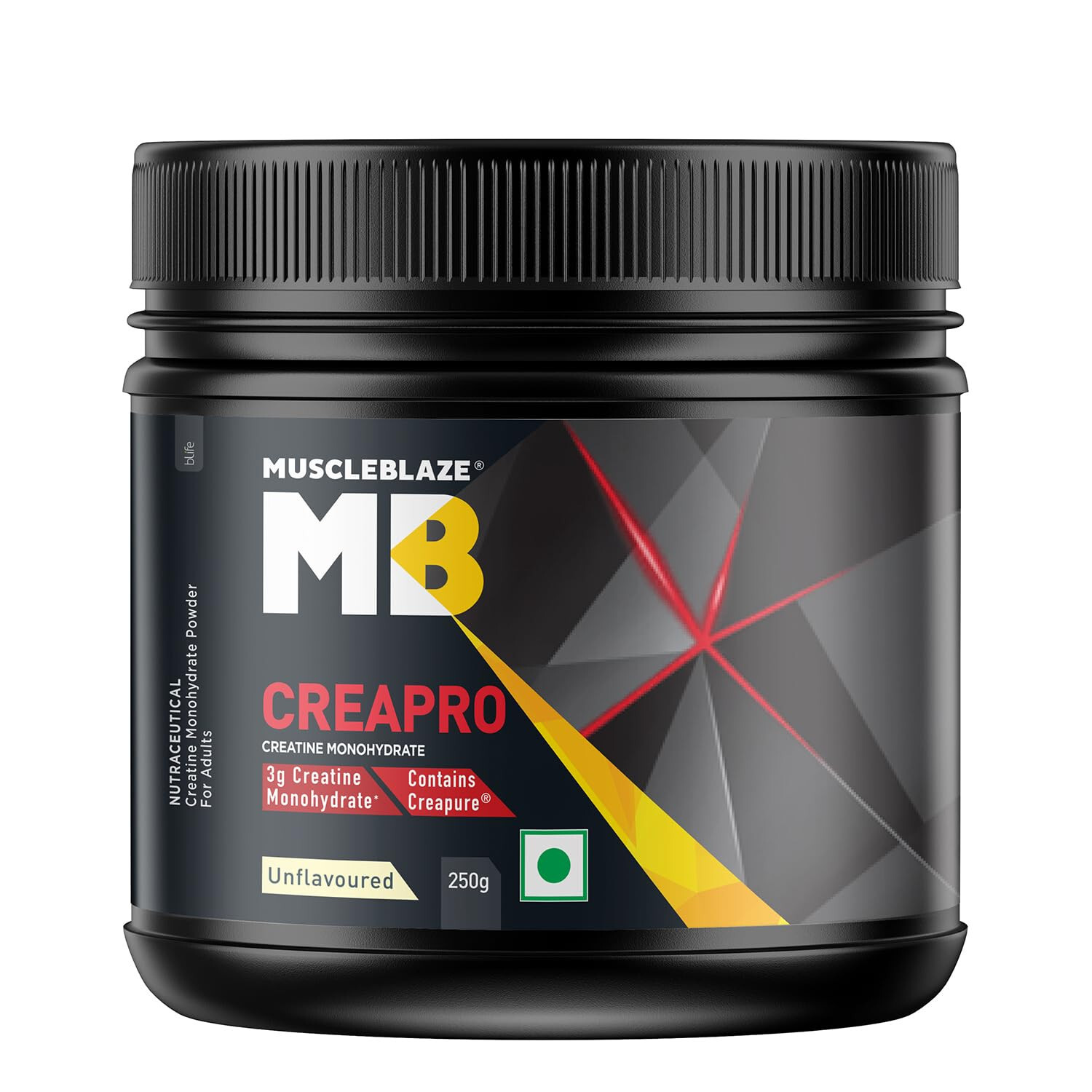 MuscleBlaze CreaPRO Creatine with Creapure 250Gm Unflavoured