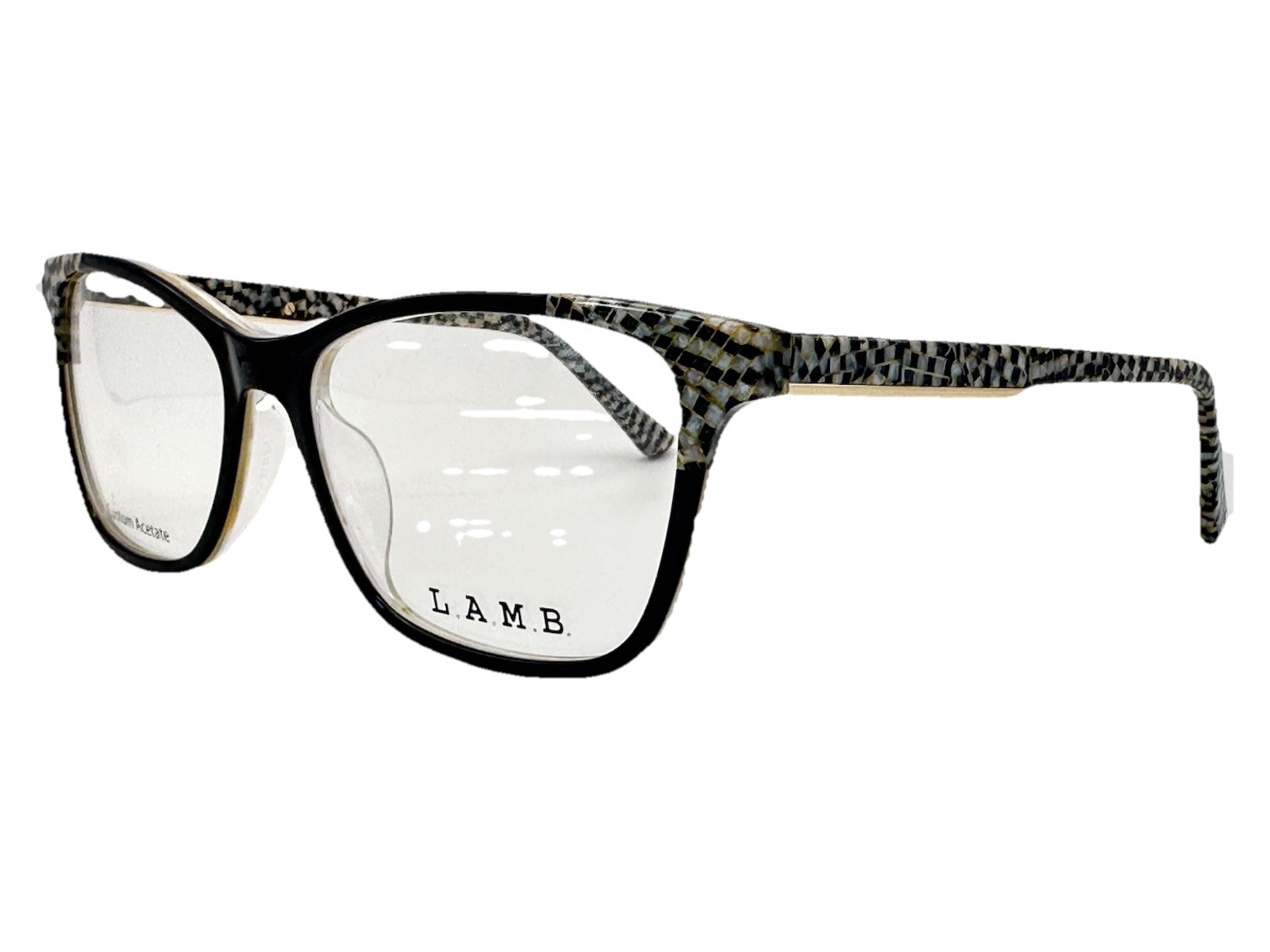 NEW L.A.M.B. LA139 BLK 52.15.135 Women’s Eyeglasses Frames