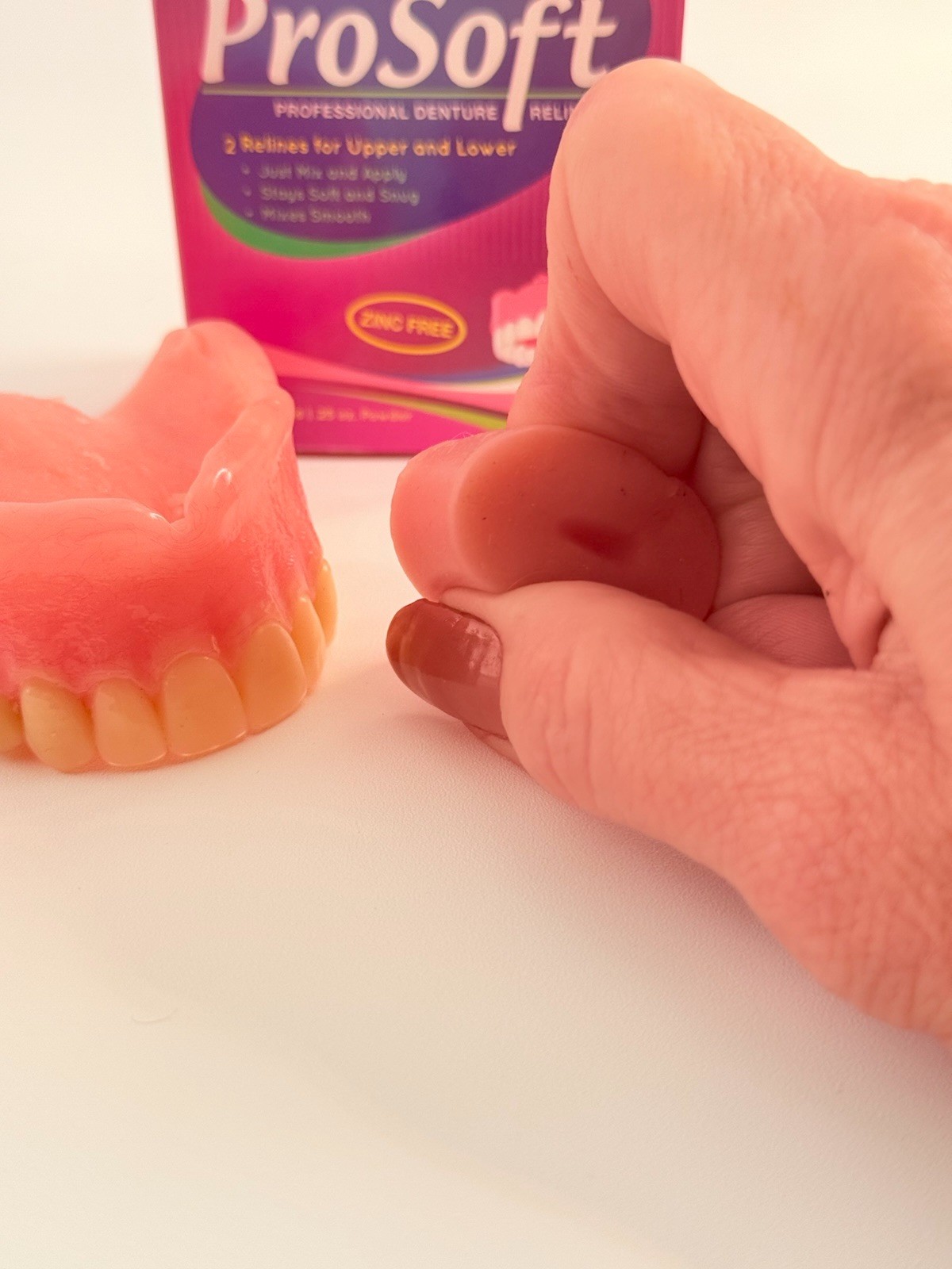 Soft Denture Reline Kit! Durable Liner! Repair Loose Dentures! ProSoft Reliner!