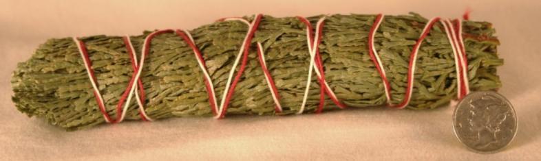 CEDAR Sage Herb4 – 5 Inch Stick Wand for Cleansing Burning Smudging Sage Bundle