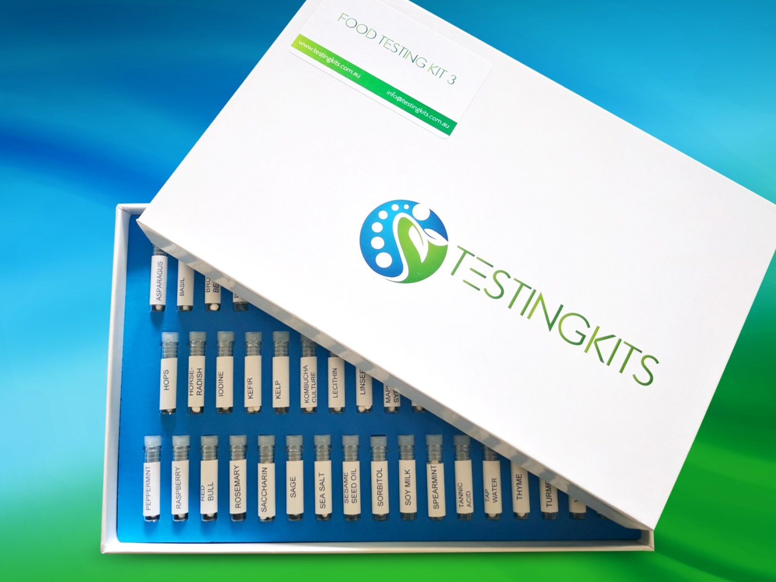 12 Kits- Food Test Kits- Nutrition- Allergies- Bioresonance- Applied Kinesiology
