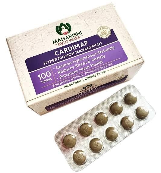 Maharishi Ayurveda CARDIMAP 100 Tabs FREE SHIPPING