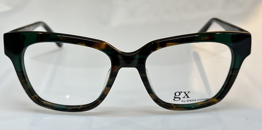 GX by GWEN STEFANI GX039 GREEN MULTI Womens Designer Eyeglasses Frames 51/17/135