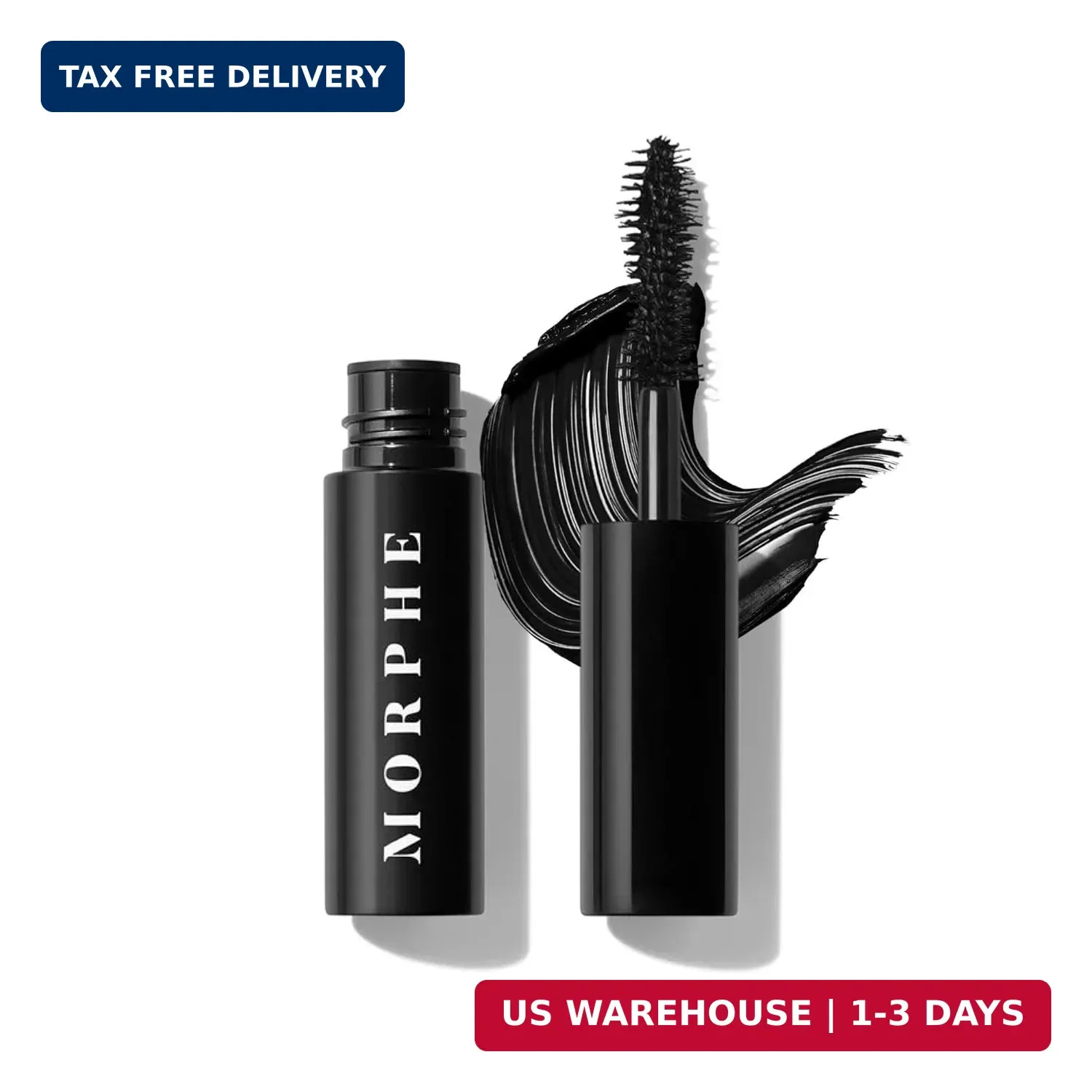 Morphe Make It Big Mini Volumizing Mascara – Bold Black Mascara Formula for Inst