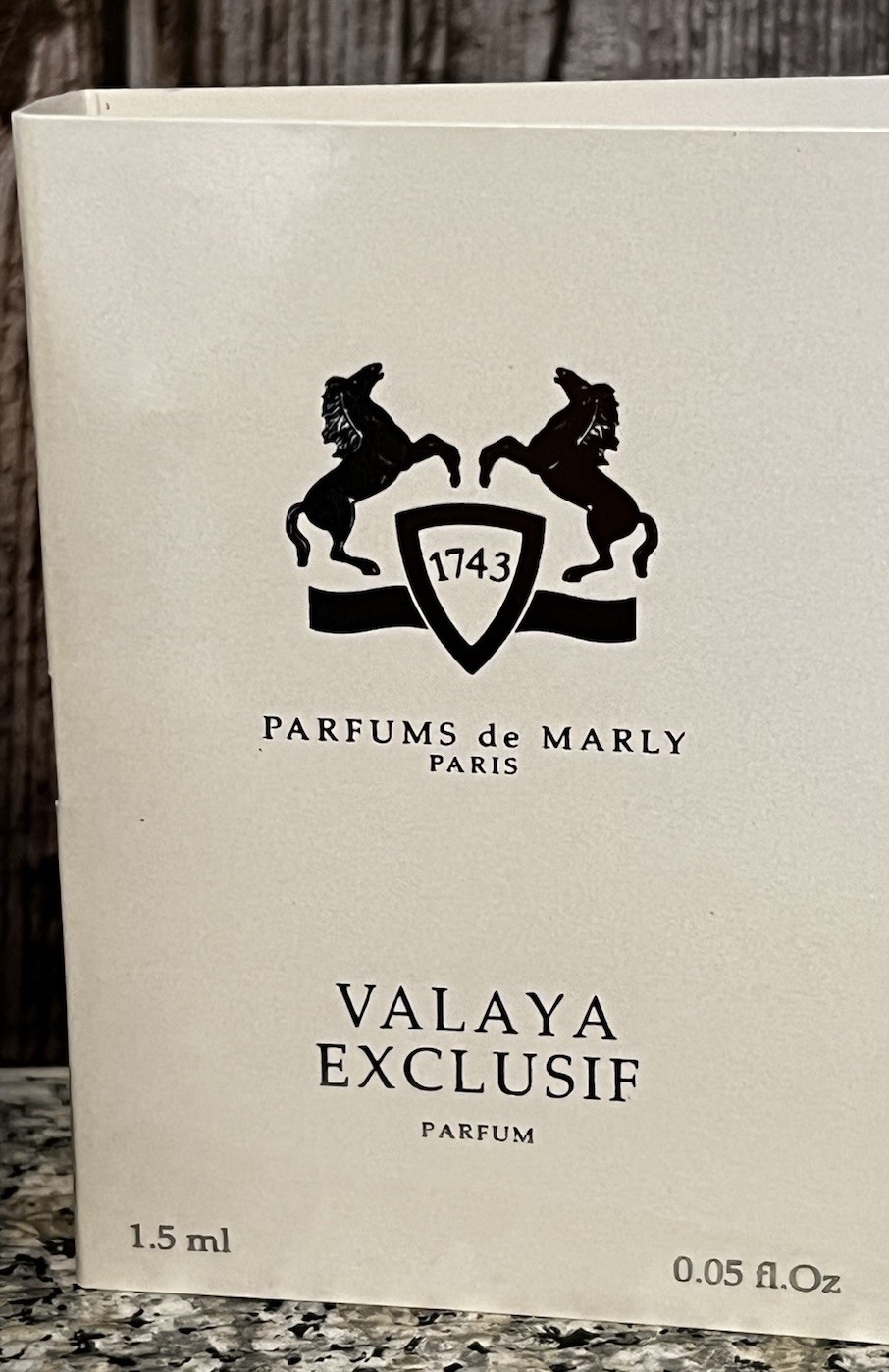 PDM PARFUMS DE MARLY VALAYA EXCLUSIF 1.5ml .05 fl Oz SPRAY SAMPLE PURSE SIZE