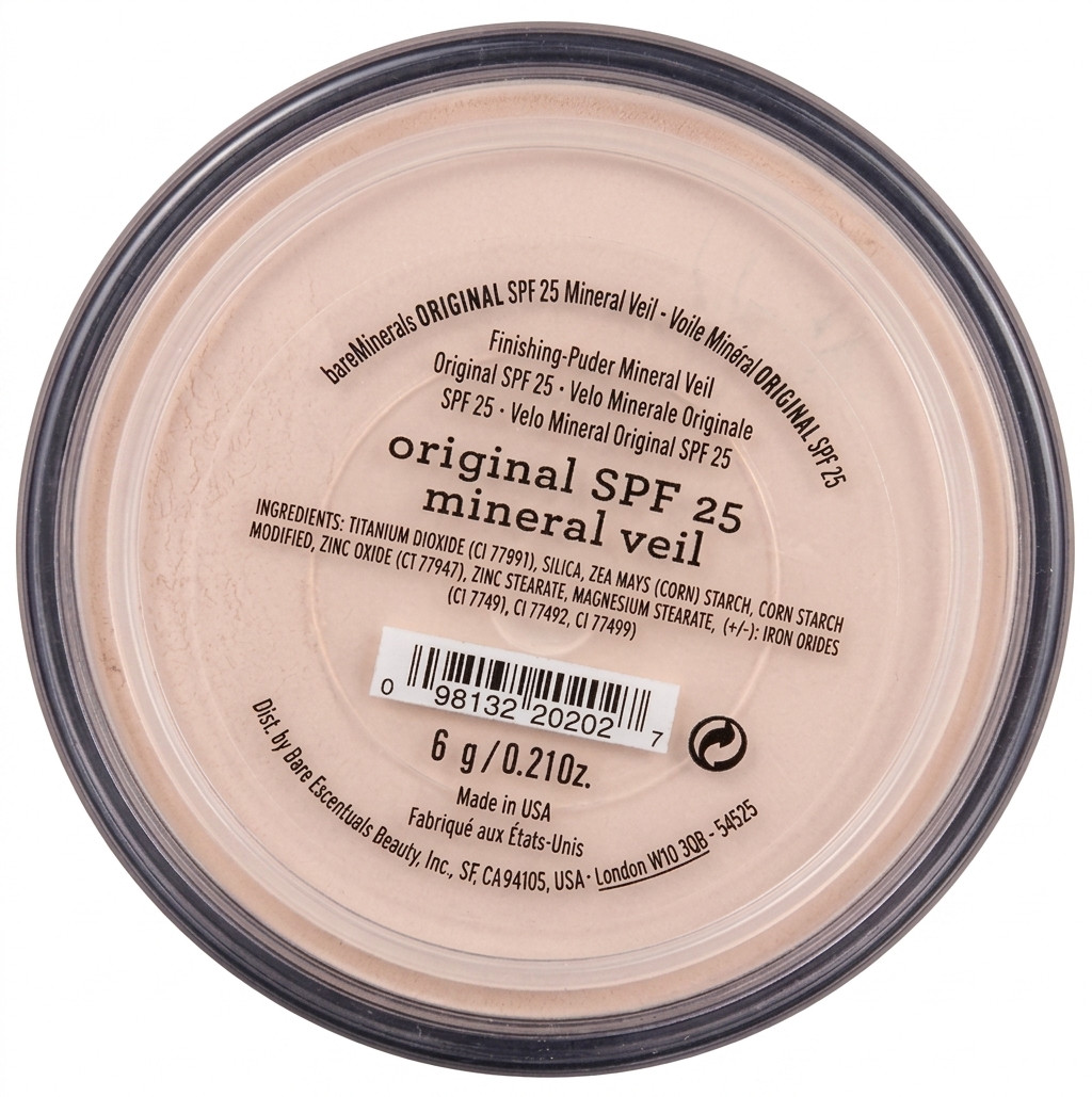 bareMinerals Original SPF 25 Mineral Veil Finishing Powder 6g Loose Powder New