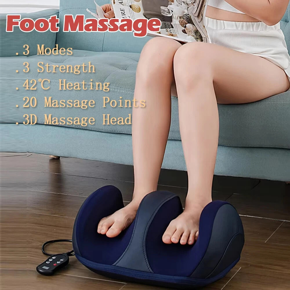 Foot Massager Machine Deep Tissue Massager For Foot Massage w/Heat Pain Relief