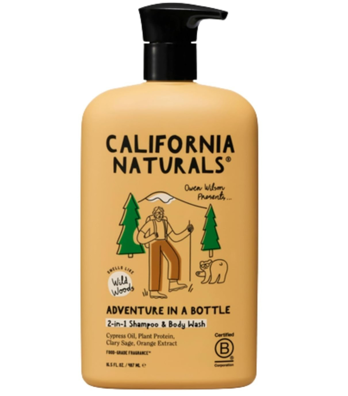 California Naturals 2-in-1 Hair Shampoo & Body Wash, Wild Woods – 16.5 fl oz