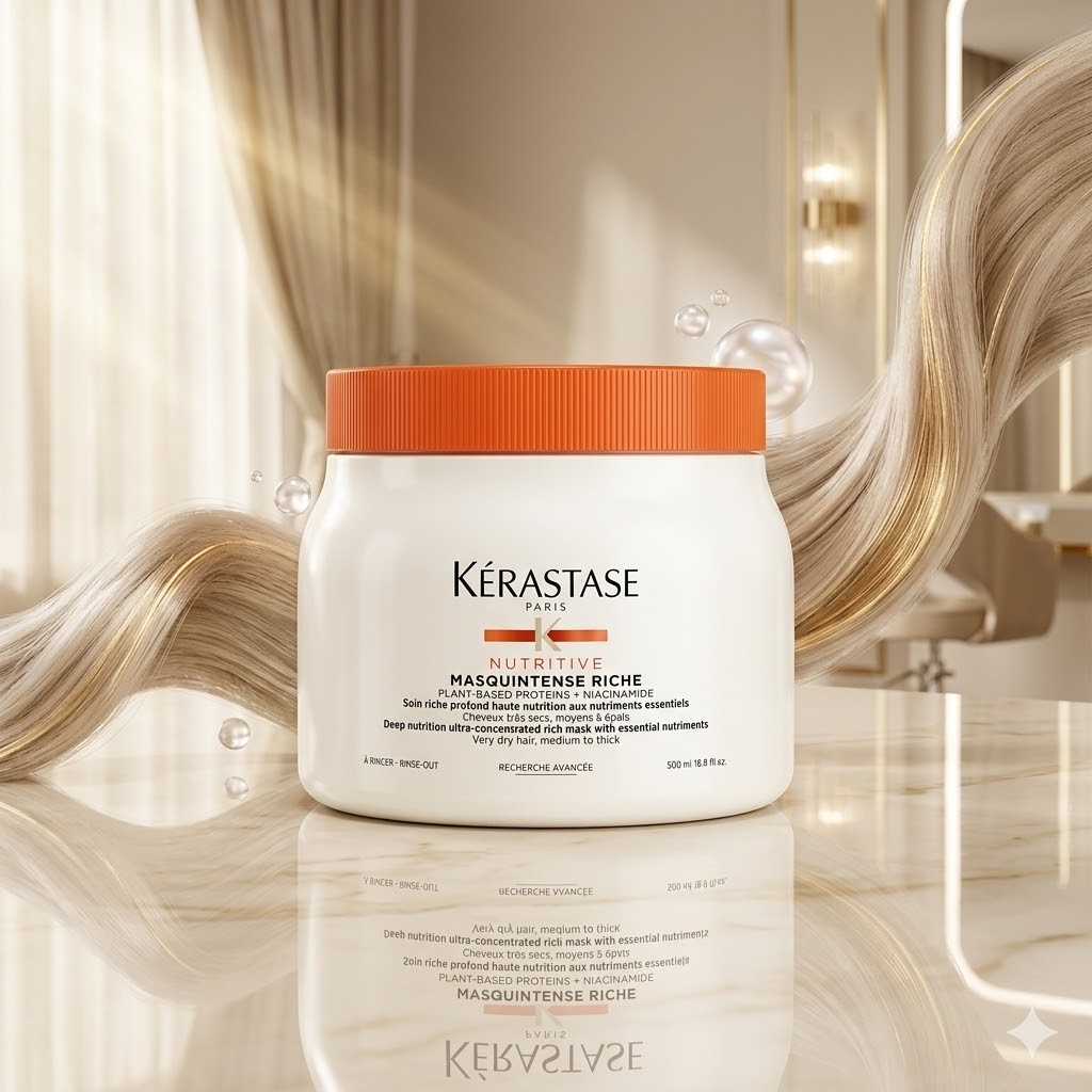 KERASTASE Nutritive Masquintense | Soft Mask For Fine to Medium Dry Hair, 500ml