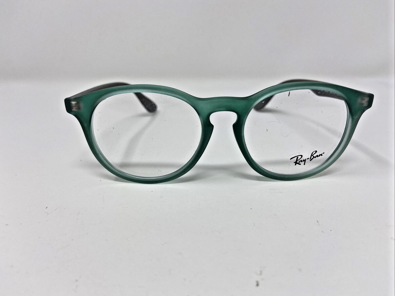 Ray Ban Eyeglasses Frames RB1554 3673 46-16-130 Matte Grey/Teal Full Rim :057