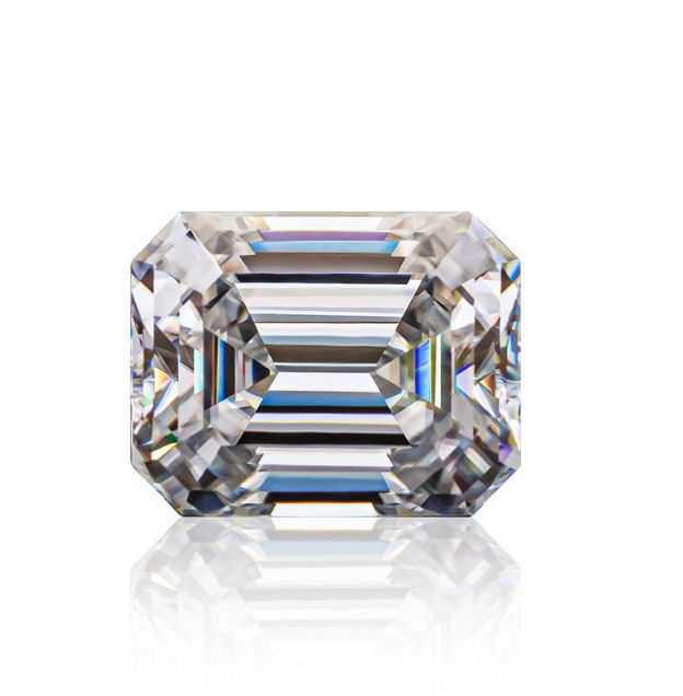 5 Ct Emerald Cut Natural D Color Lab Grown Loose CVD Diamond VVS1 Certified