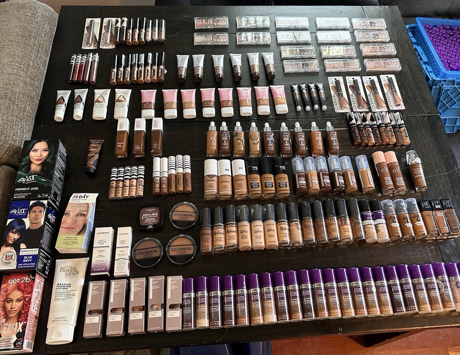 Assorted Full Size Makeup Mixed Lot Longwear Matte CoverGirl L’Oréal Revlon