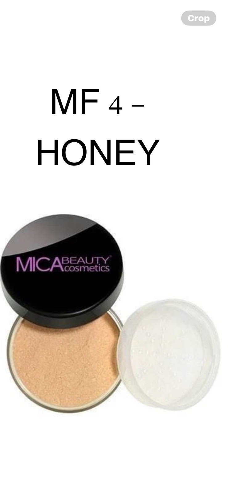 MICA BEAUTY MINERAL FOUNDATION POWDER MF-4 Honey BRAND NEW