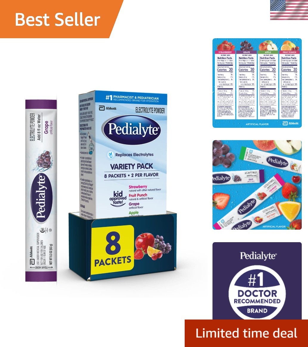 Electrolyte Powder Packets Variety Pack – Hydration Drink for Adults & Kids