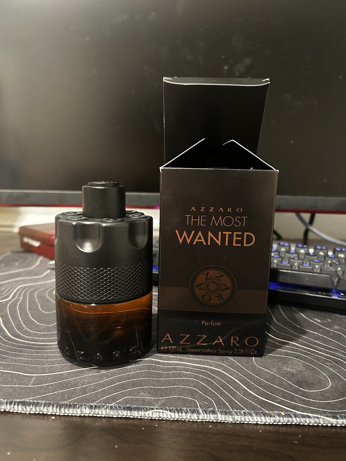 Azzaro COS-WBNMES34 3.4oz Wanted by Night Eau de Parfum for Men Spray