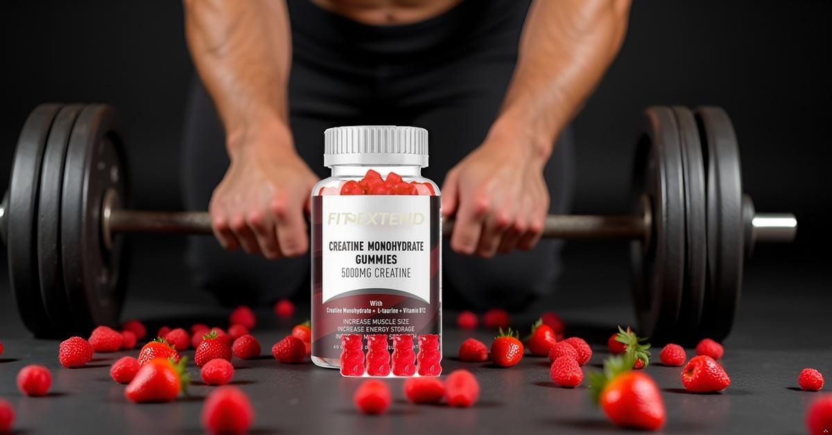 creatine gummies 5g 2 PACK & 60 DAYS creatine monohydrate gummies 5000mg – BERRY