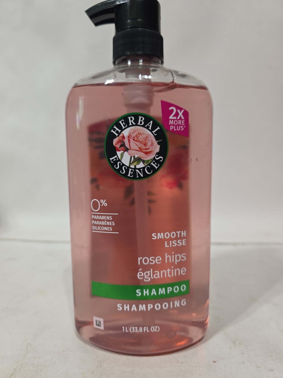 Herbal Essences Smooth Rose Hips Shampoo 1L 33.8oz Pump Jojoba Vitamin E New