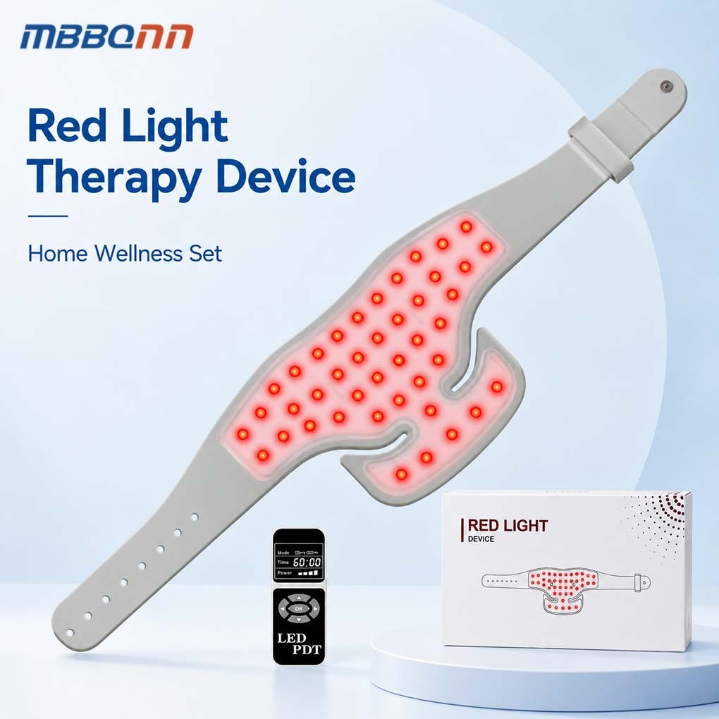 Red Infrared Light Therapy Neck Pad 42 LEDs for Stiffness and Muscle Pain Relief