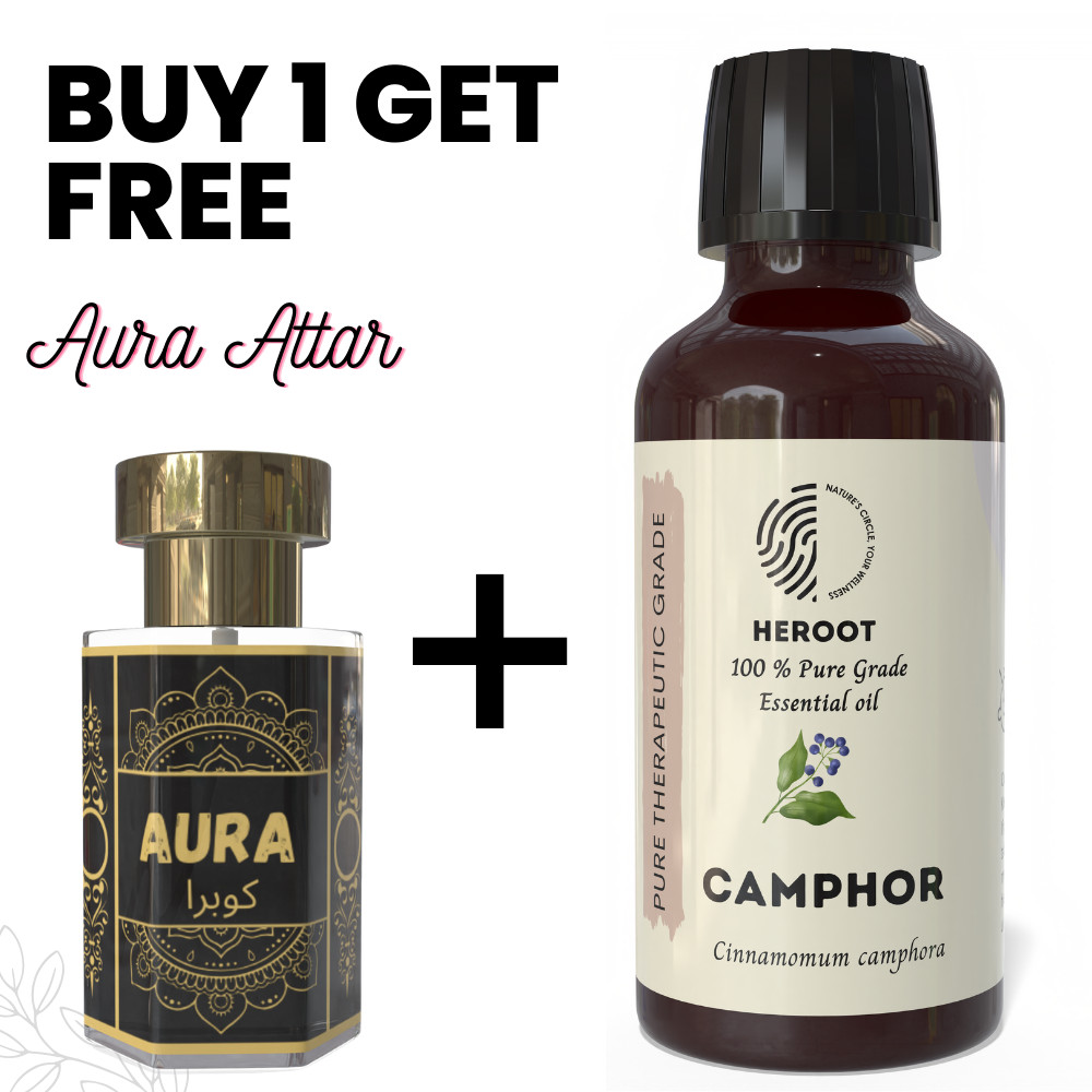 Camphor Essential Oil 10ml Aromatherapy Diffuser Home Fragrance DIY + Free Attar