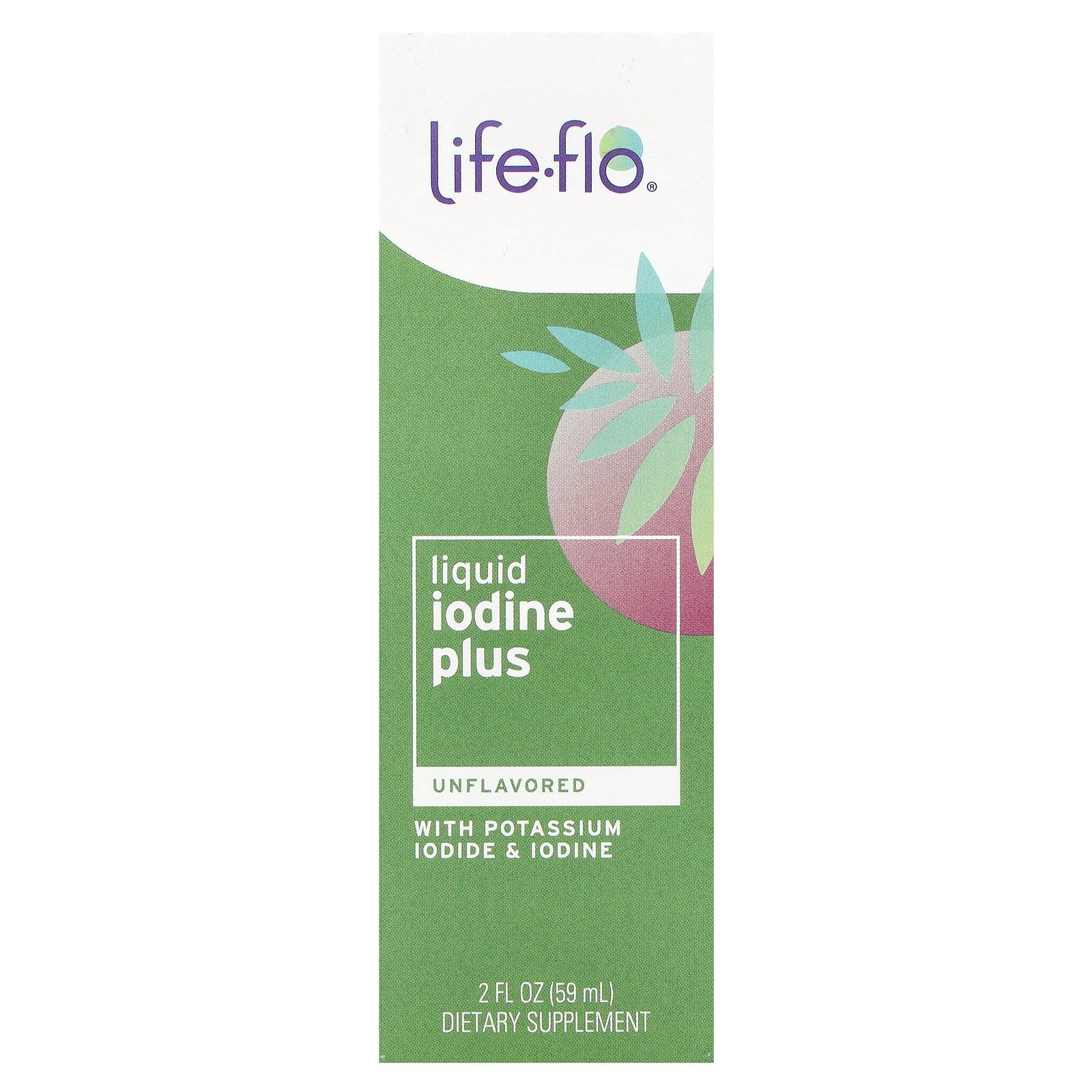 Liquid Iodine Plus, With Potassium Iodide & Iodine, Unflavored, 2 fl oz (59 ml)