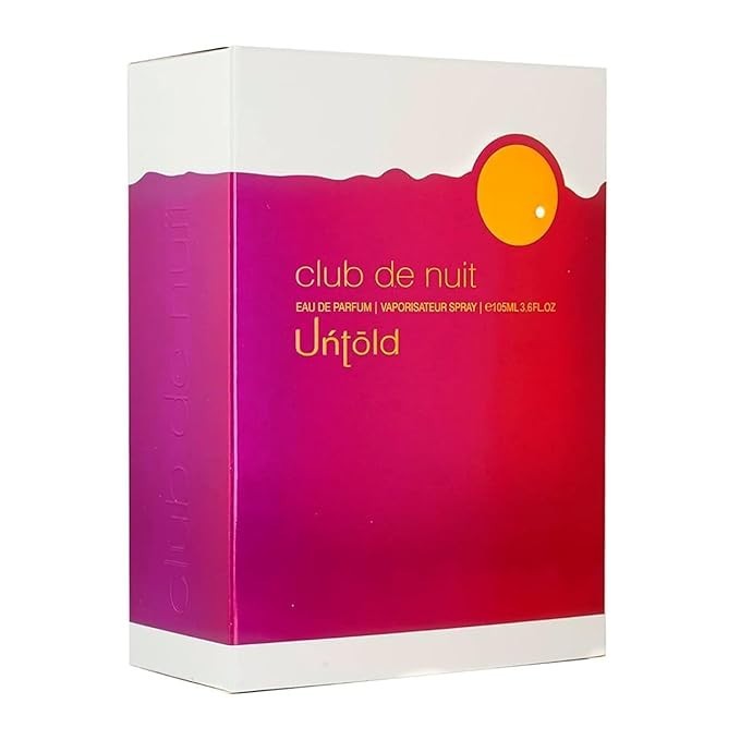 Club de Nuit Untold by Armaf 3.6 oz EDP Cologne for Men New in box