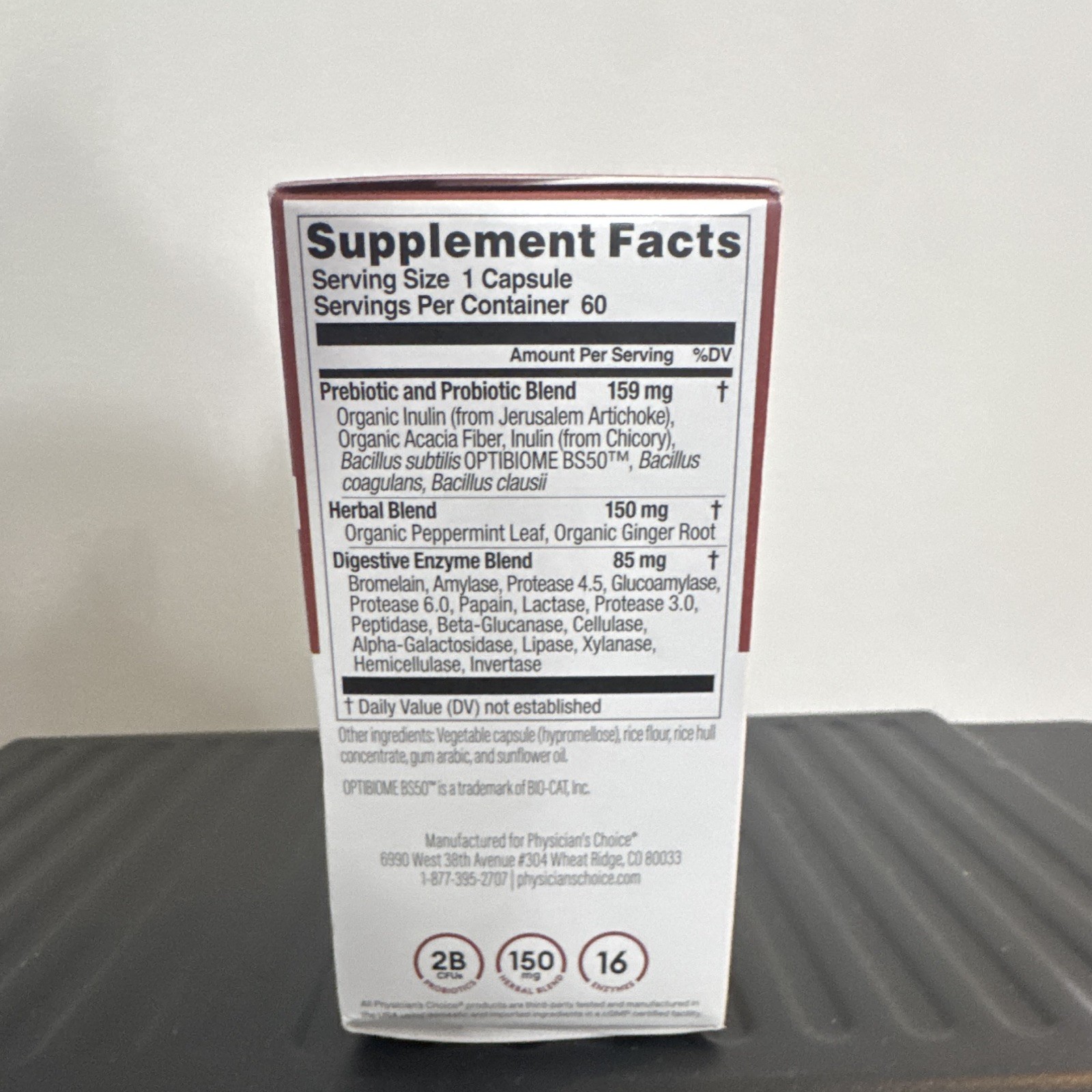 Physician’s Choice Digestive Enzymes + Pre/Probiotics Made in USA 60 Caps