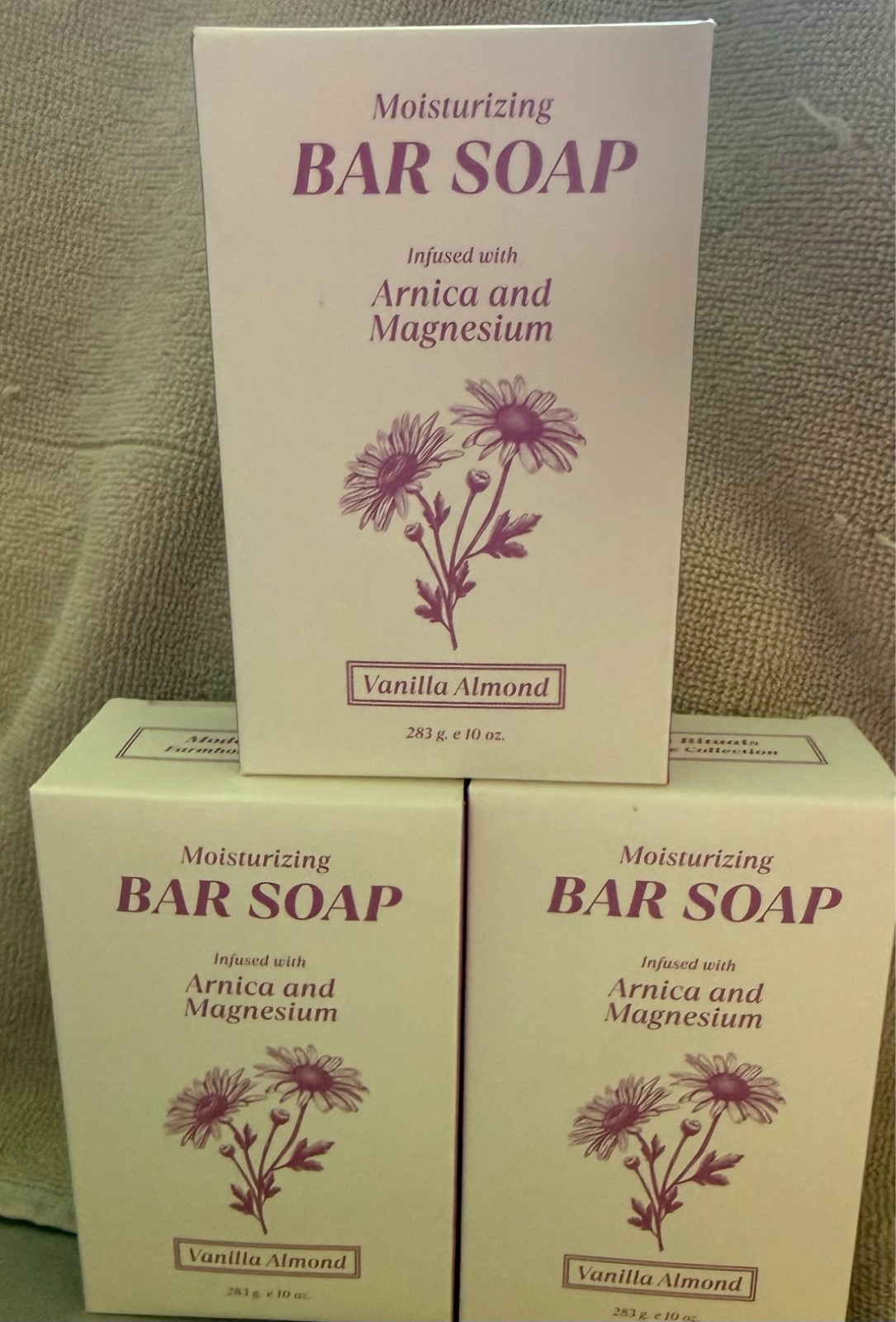 Modern Rituals Farmhouse Arnica Magnesium Bar Soap Vanilla Almond 3 Bar Deal