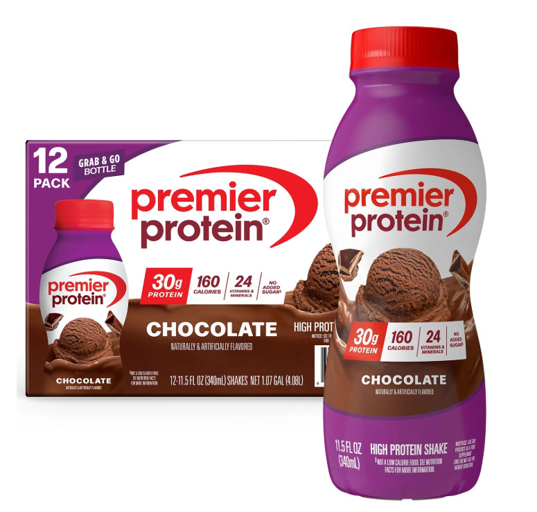 Premier Protein Shake, Chocolate, 11.5 fl oz, 12 Count, 30g Protein