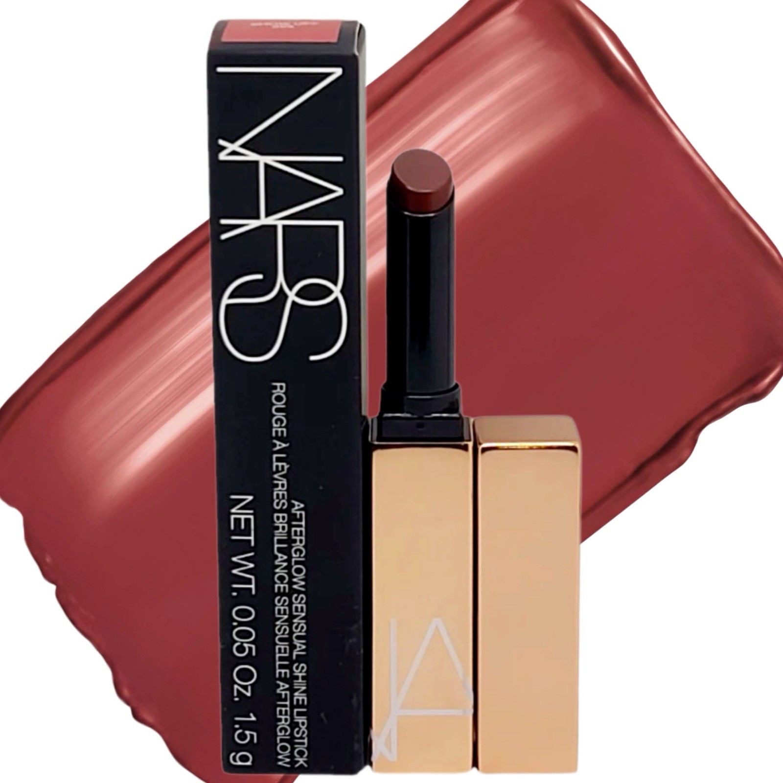 NARS Afterglow Sensual Shine Lipstick “Show Off 225” 0.05oz (1.5g) •NEW IN BOX•