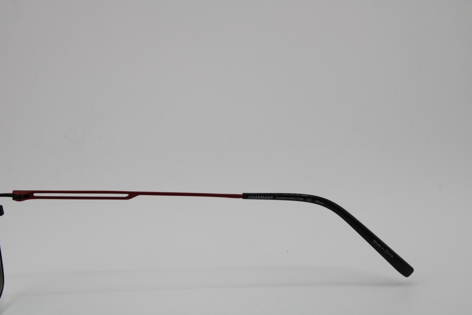 NEW CHARMANT TITANIUM PERFECTION CH29719 BK BLACK AUTHENTIC EYEGLASSES 55-18 K1