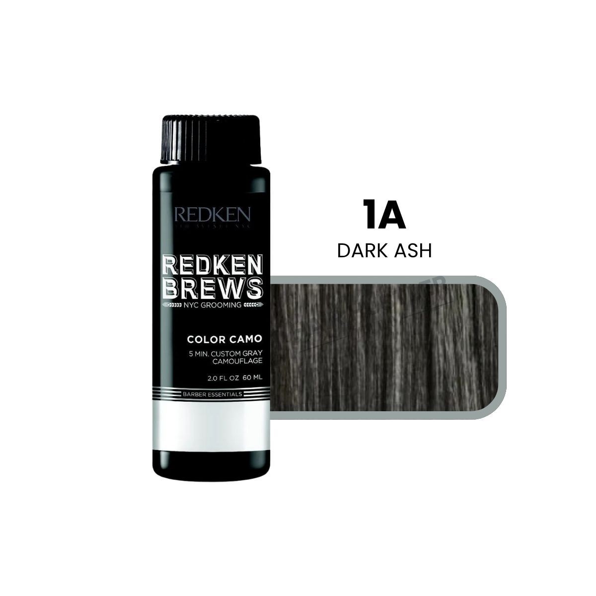 REDKEN BREWS FOR MEN 5 Minute Color Camo For Grey Hair. Natural Look (CHOOSE)