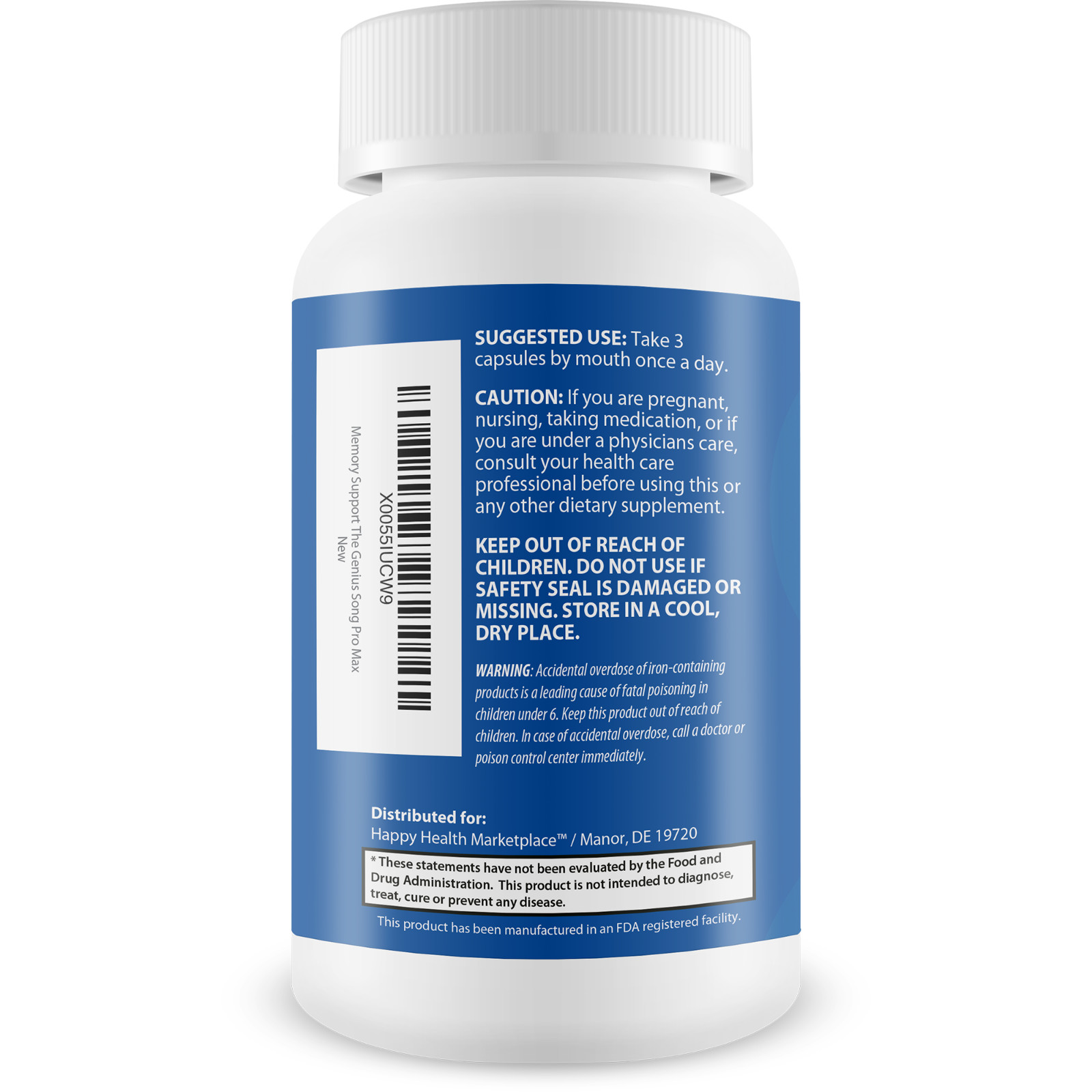 Memory Support – The Genius Song Pro Max – Our Best Brain Focus And Memory