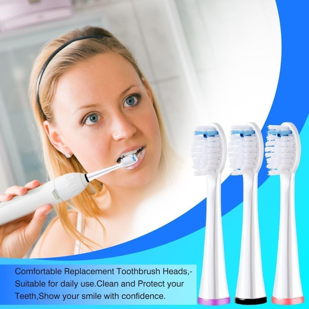 Replacement Brush Heads for Waterpik Sonic-Fusion 2.0 Flossing Toothbrush Heads