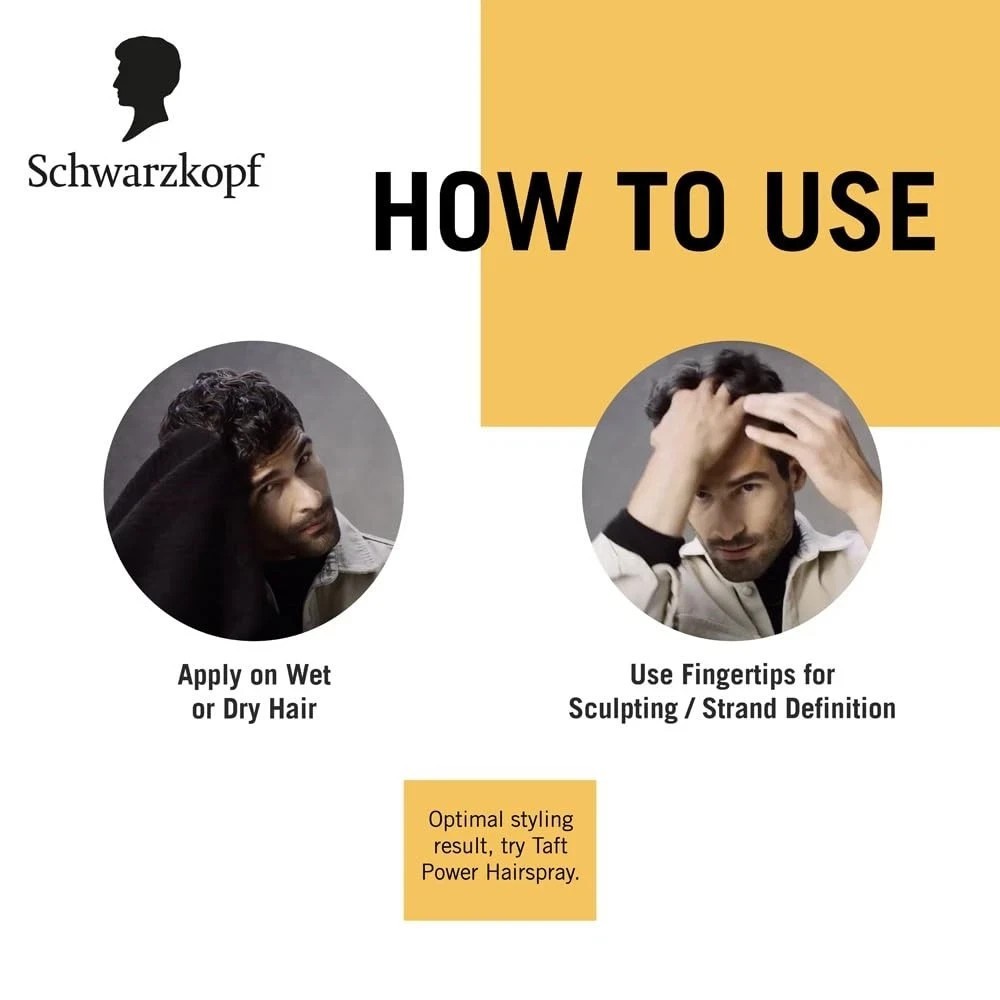 Schwarzkopf TAFT Power V12 Hair Gel With Speed Hold Technology 150ML