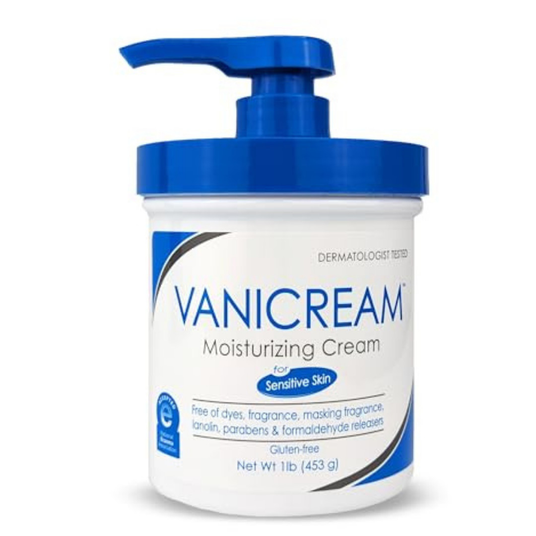 Vanicream Moisturizing Skin Cream with Pump Dispenser 16 fl oz 1 lb Moisturizer