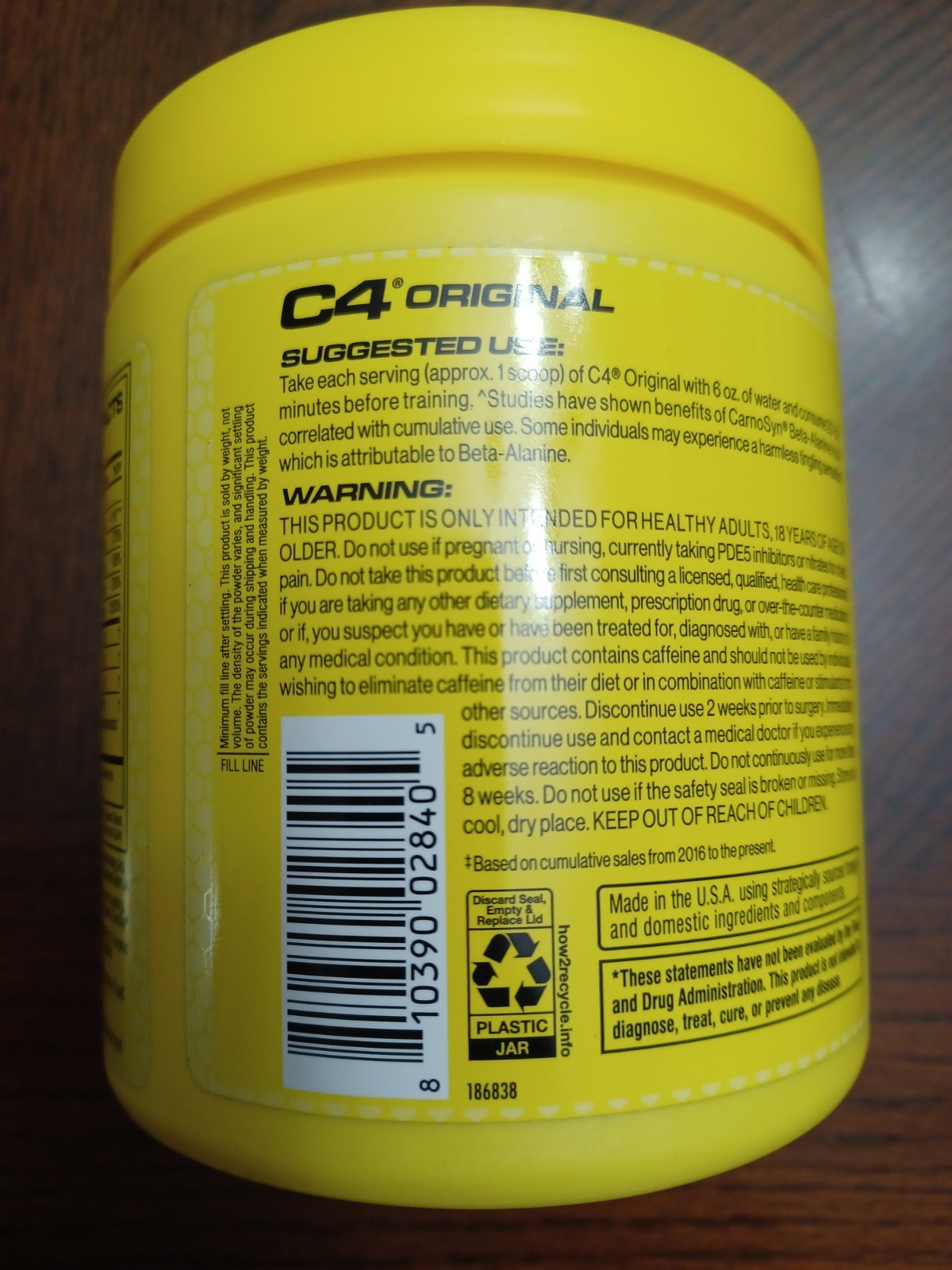 C4 Original, Pre-Workout, Icy Blue Razz, 6.3 oz (180 g) Exp 01/2028