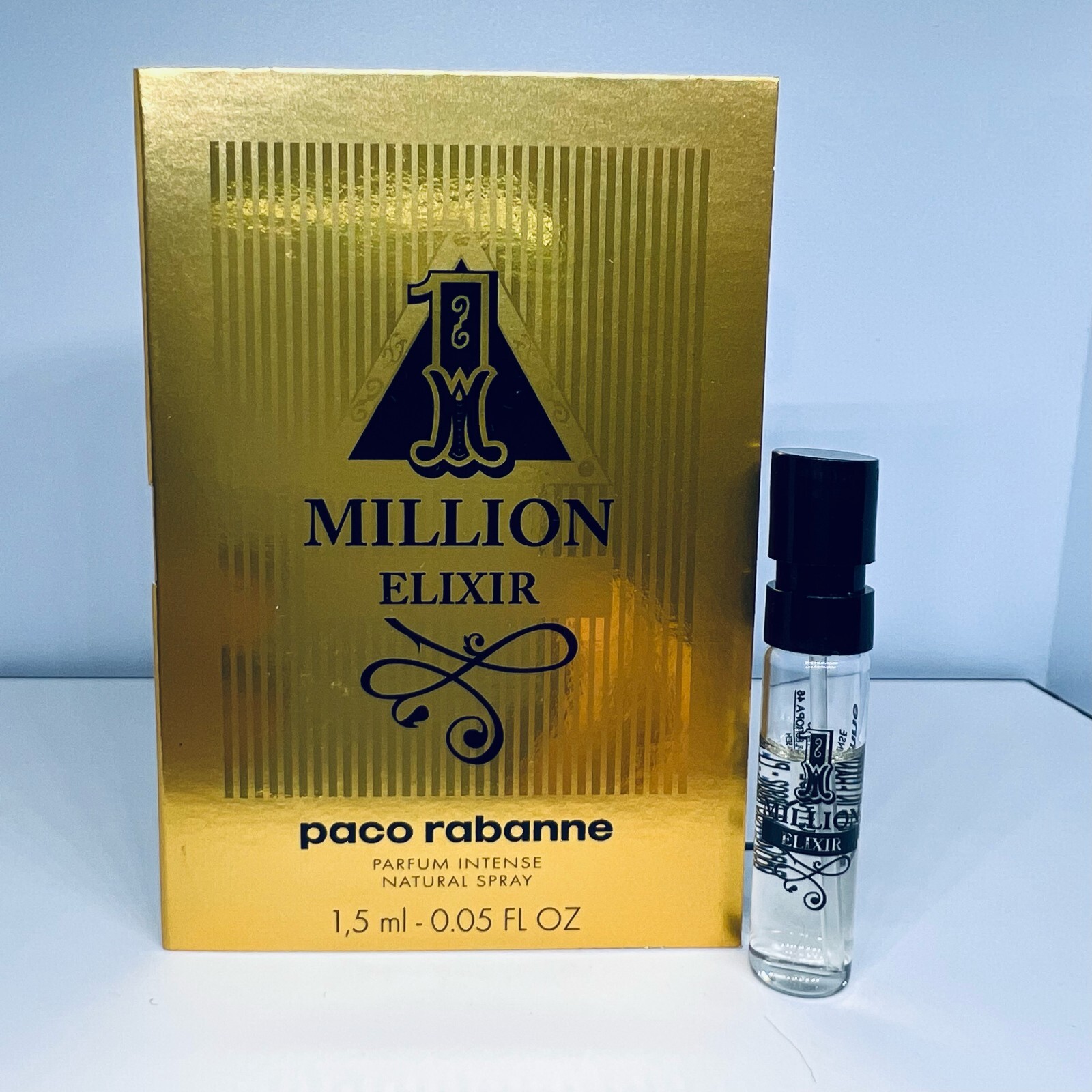 Paco Rabanne 1 Million Elixir Parfum Intense Sample Spray Vials 1.5ml / 0.05oz