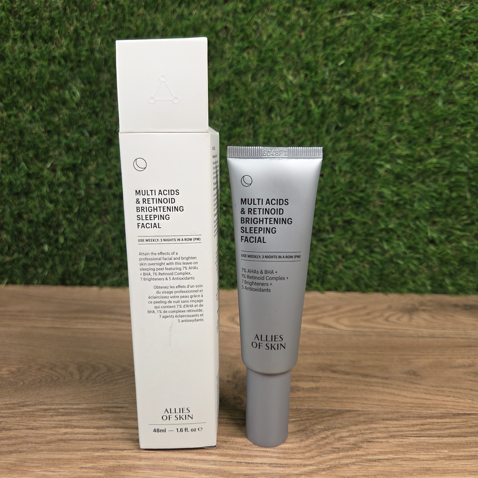 Allies of Skin Multi Acids & Retinoid Brightening Sleeping Facial 1.7 oz