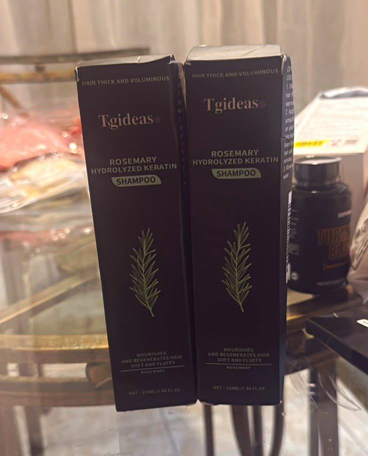 Tgideas Rosemary Hydrolyzed Keratin Shampoo Volumizing 7.44 fl oz