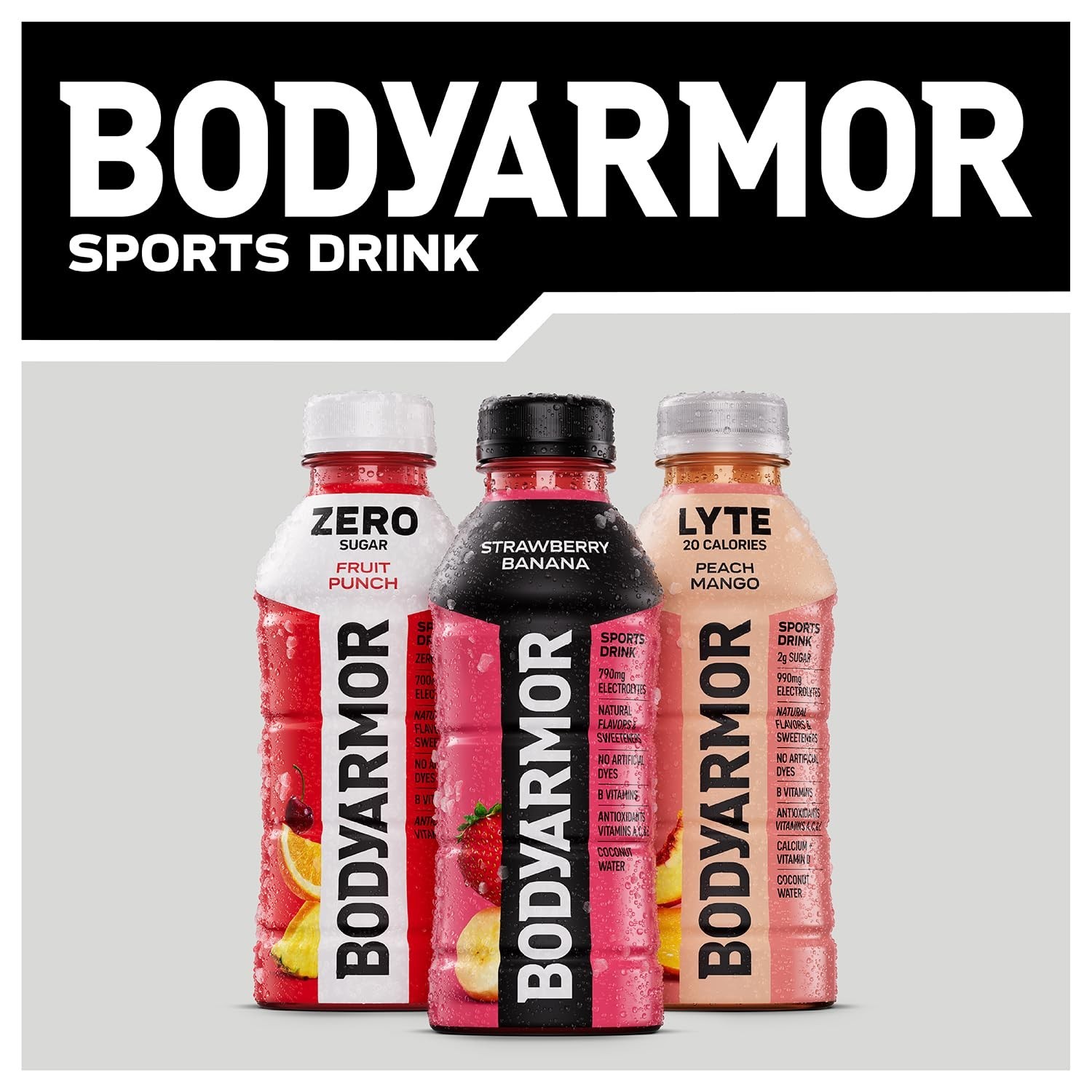 LYTE,Peach Mango,Electrolyte Drink,20 Calories,16 Fl Oz Bottles,Coconut Water…