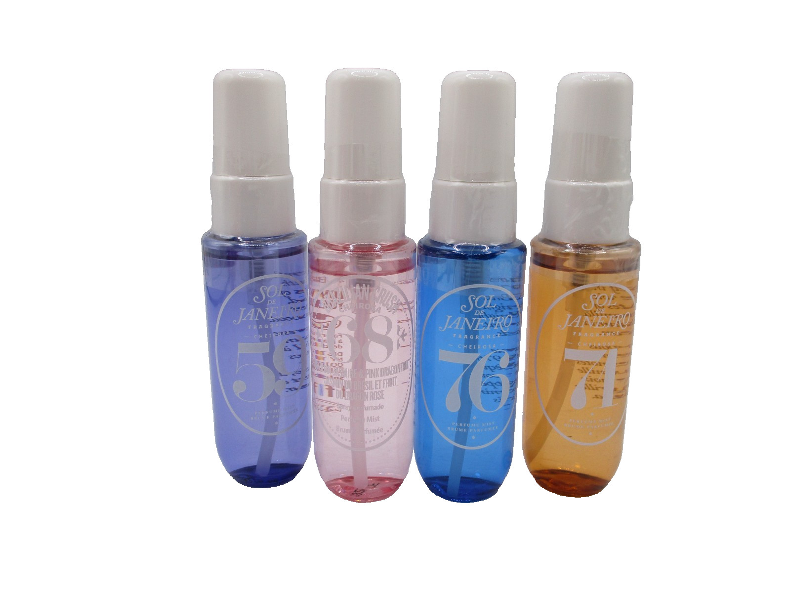 Set/4 Sol de Janeiro Cheirosa 59/68/71/76 Perfume Mist ~ 30 ml / 1 oz x 4