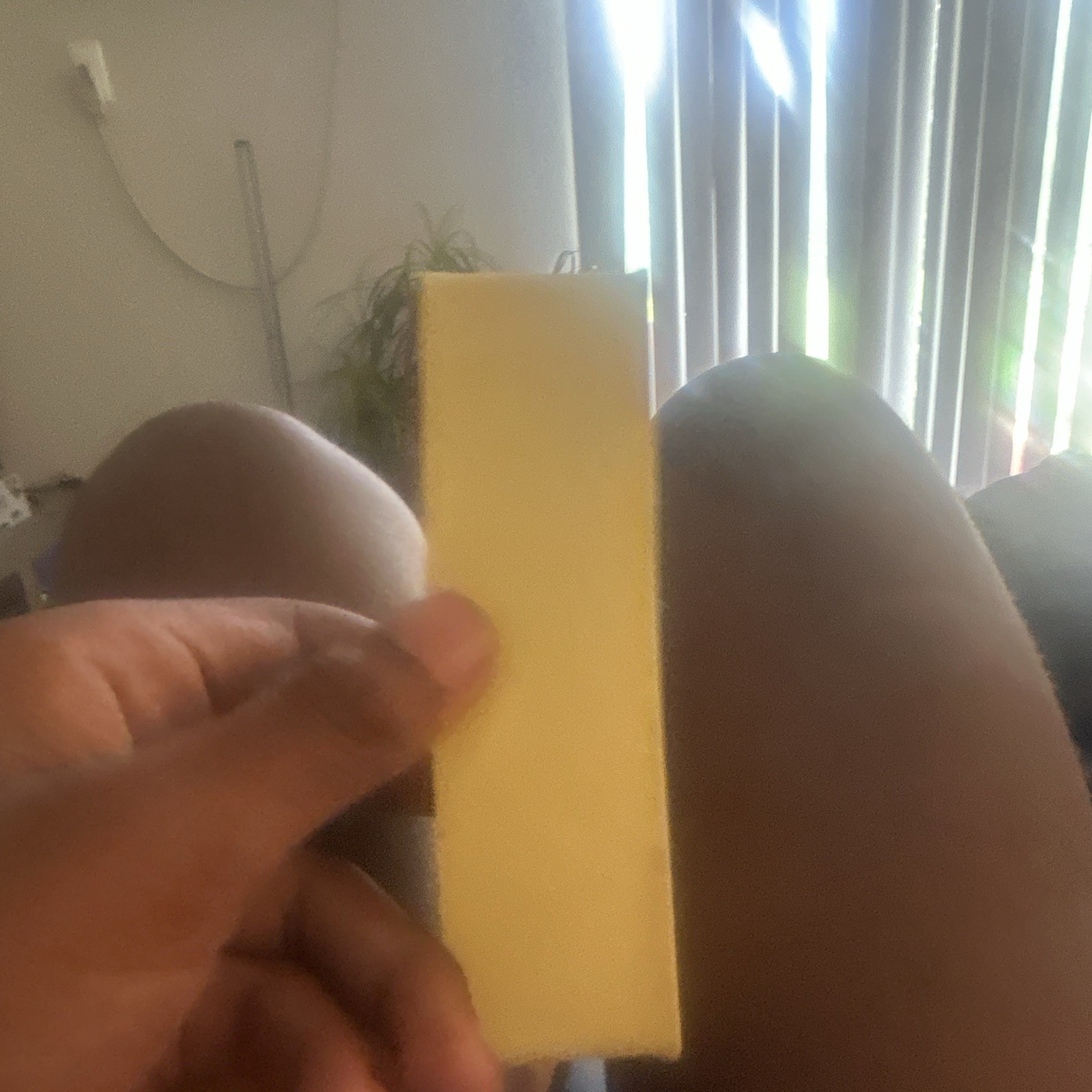 Yellow Butter Stick Food-Themed Squeeze Toy Stress Reliever, 4 oz (113 g)