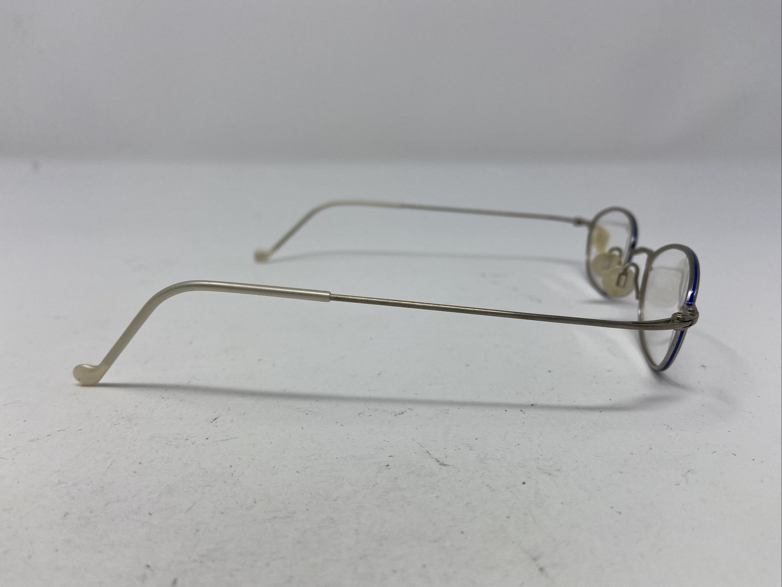 Yuji Yazawa Japan YY957 HLS 44-21-140 White/Blue Full Rim Eyeglasses Frame EA94