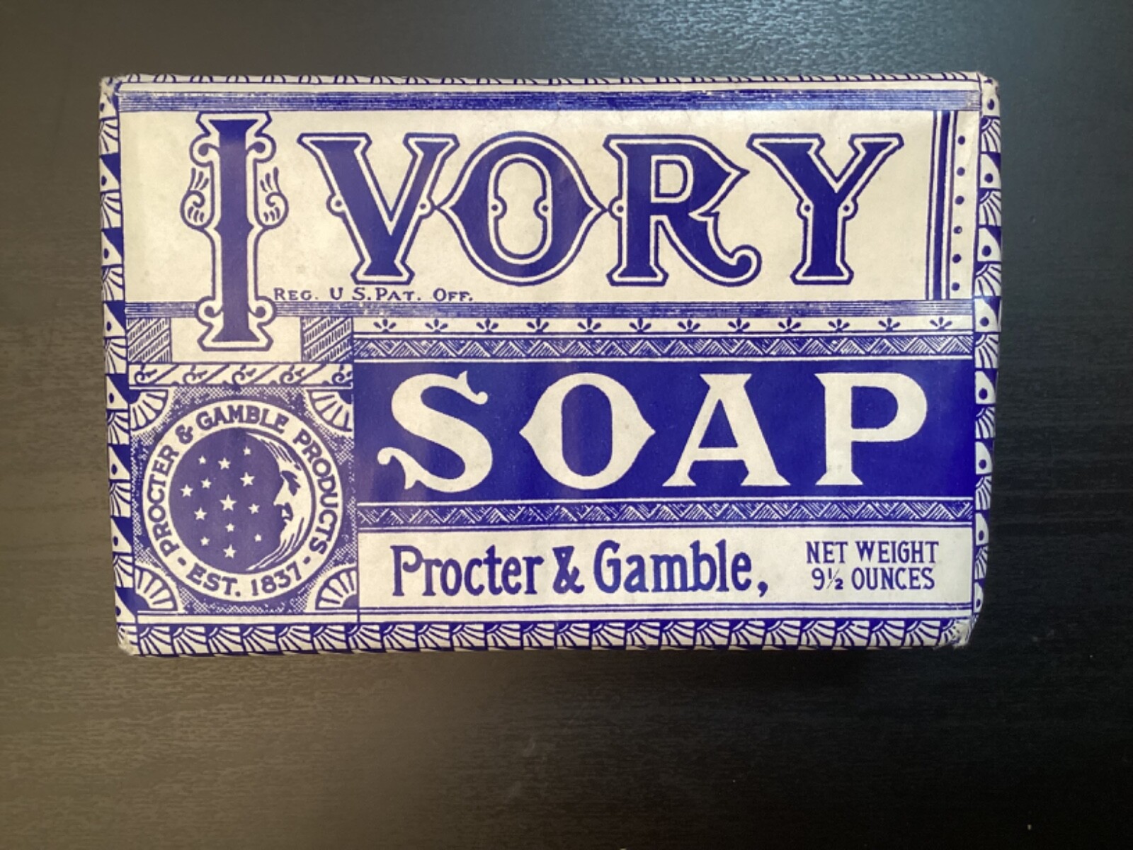 Ivory Soap Bar Cake Large Size Cake Prop USA Commemorative Wrap Procter & Gamble