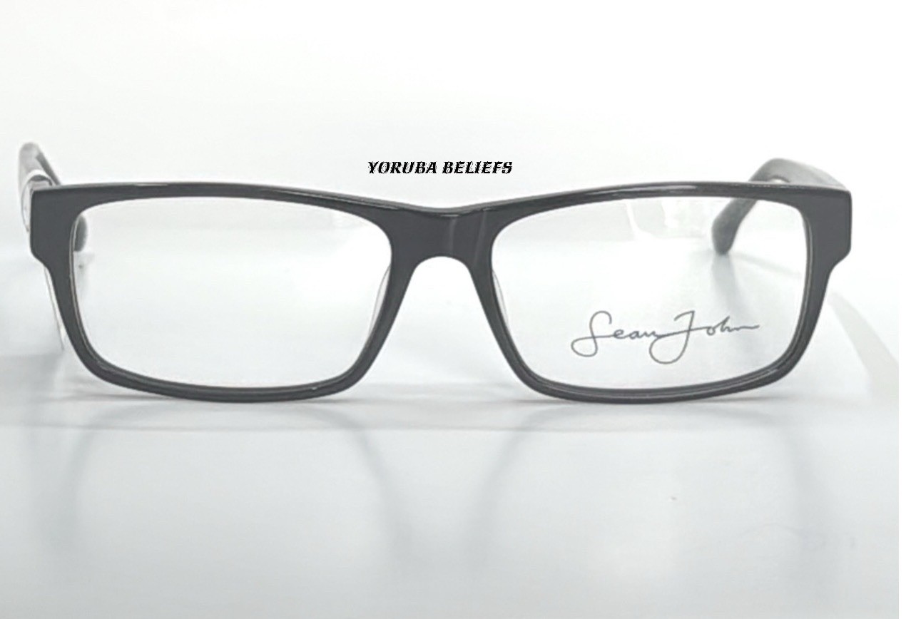 Sean John Eyeglasses Frame SJ2062-001 Women’s Black Full Rim Rectangle 57-16-150