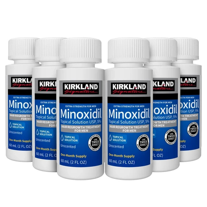 12 MONTHS Kirkland Minoxidil Solution 5% Extra Strength for Men Hair Regrowth