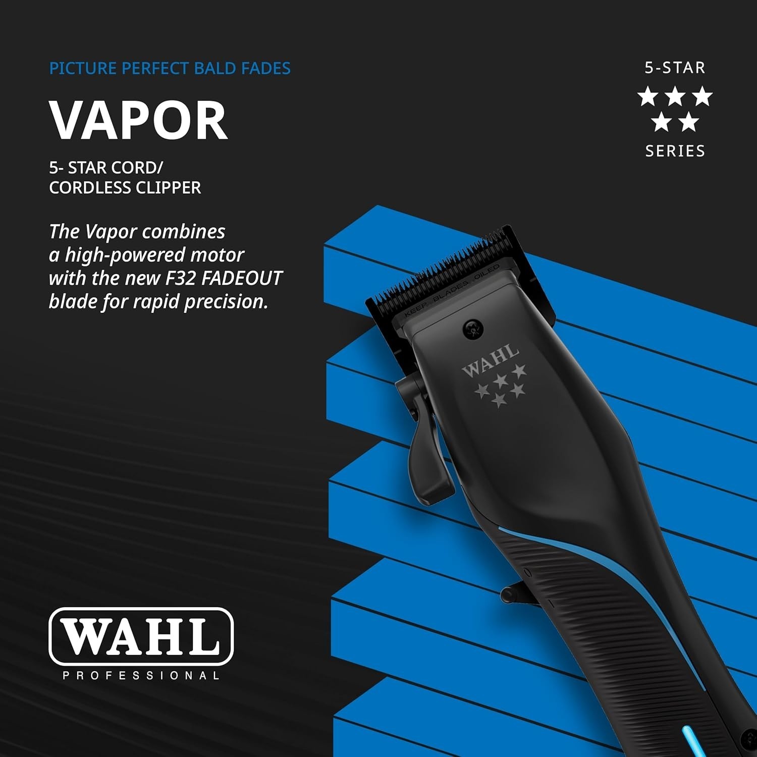 Wahl 5-Star Vapor Clipper – Open Box – Excellent Condition – Professional Grade