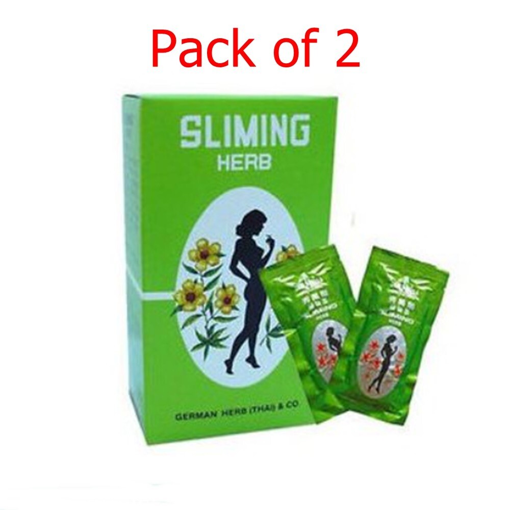 2 Pack Sliming Herb Tea German Tea Natural Herb Detox Control Weight 50 Teabags