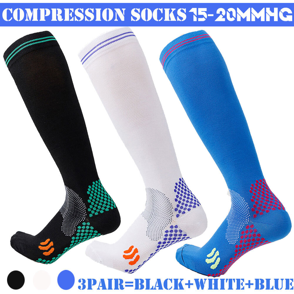 Compression Socks Stockings Womens Mens Knee High Medical 20-30mmHGS/M L/XL XXL