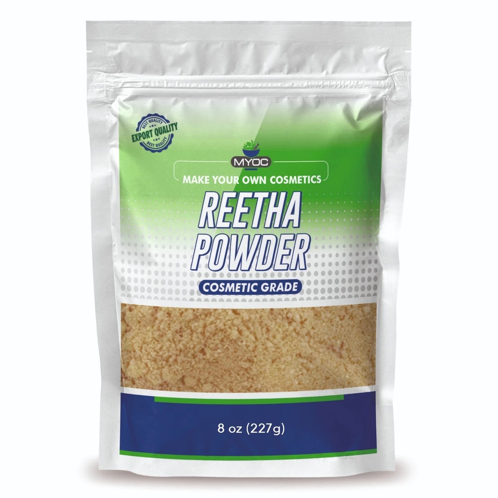 Myoc Reetha Powder – Pure Cosmetic Grade – 227g